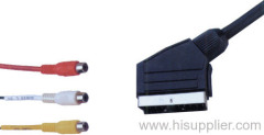 Scart Plug Cable