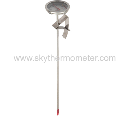 2" bbq thermometer with bracket