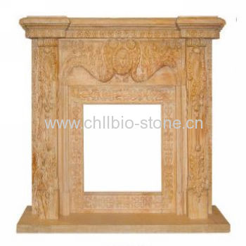 Roman Carving Fireplace