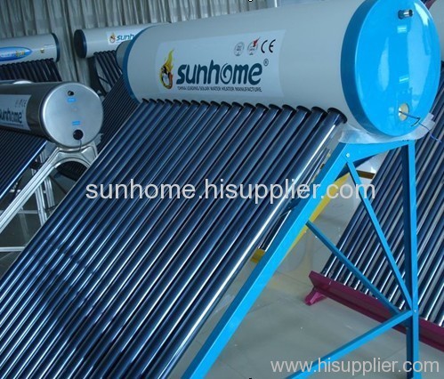 compact vacuum tube solar water heater