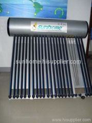 pressurized solar water heaters