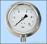 stainless steel case pressure gauge