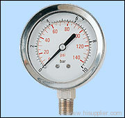 stainless steel roll ring pressure gauge