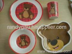 Melamine Kids Dinner Set