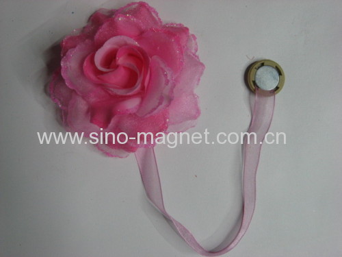 rose magnetic curtain tieback