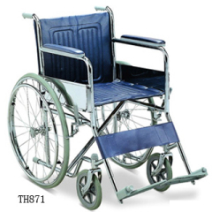 Economy Stainless Steel Wheelchair