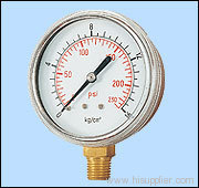 R type pressure gauge