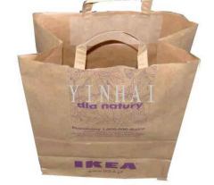 kraft paper shopping bag