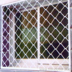 galvanized beautiful grid mesh