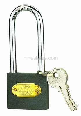 colour iron padlock