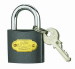 colour iron padlock