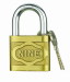 cast brass padlock