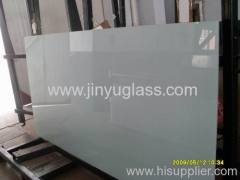 White Painted Glass