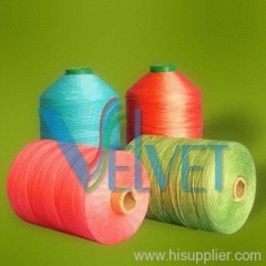 Braided waxed thread