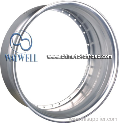 Alloy wheel forged disk for mulriple pieces