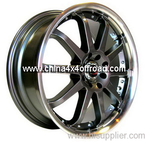 Chrome Black White Wheels