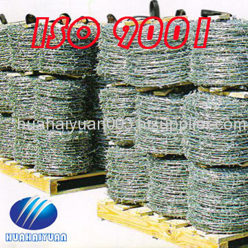 Barbed wire, PVC coated barbed wire