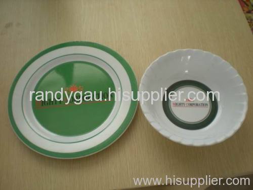 melamine plate white