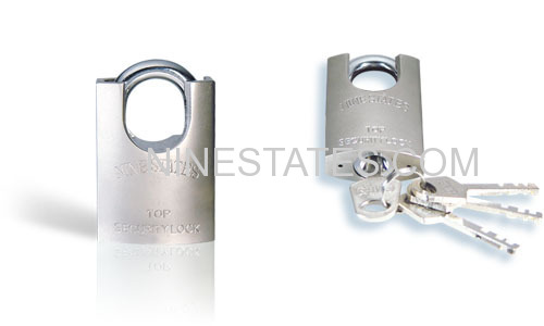 Wraped beam iron padlock