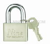 Square Pins Iron Padlock