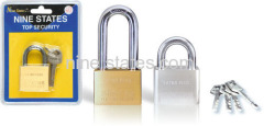 top square brass padlock 60mm