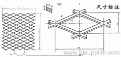 Galvanized Expanded Metal Fence