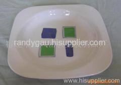 melamine flat plate