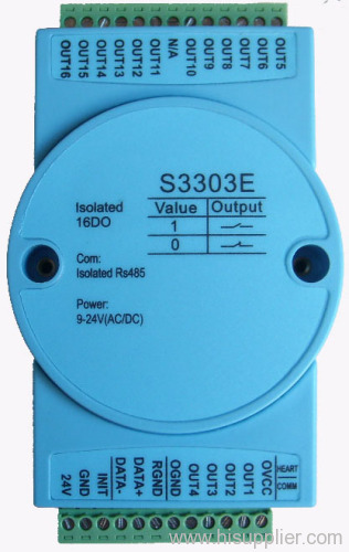 16 Channels Isolated Open collector Output Module