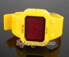 yellow sports watch,digital watch