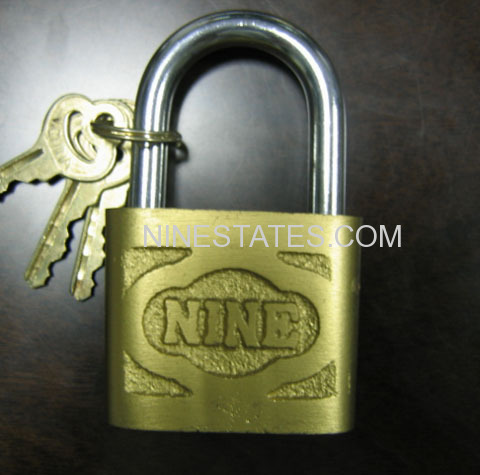 New Type Imitate Brass Cast Iron Lock