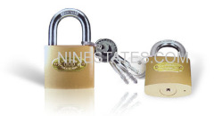 Pull Imitate Brass Padlock Of Cross Key