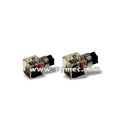 Solenoid plastic plug