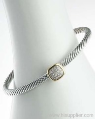 designer style bracelets 925 silver bracelet pave diamond bracelets