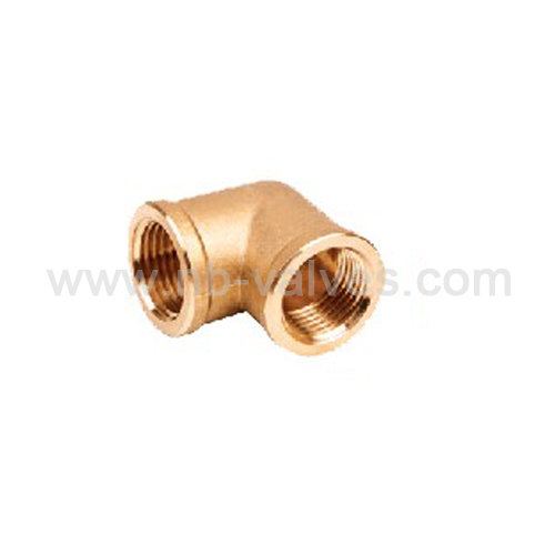 Female brass elbow fitting