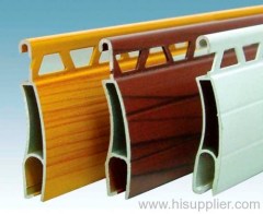 aluminium extruded DOUBLE LAYER slat for roller shutters