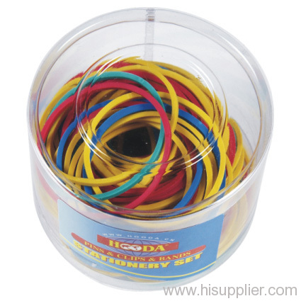 colored rubber bands