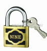 M-thick Cast Brass Padlock