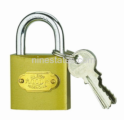 pull imitate brass locks 32