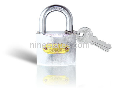 Electroplating chrome iron door locks