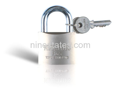 Electroplating nickel doors lock