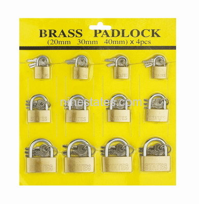 ISO9000 fabricate brass padlock