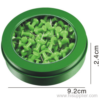 Green Push Pins