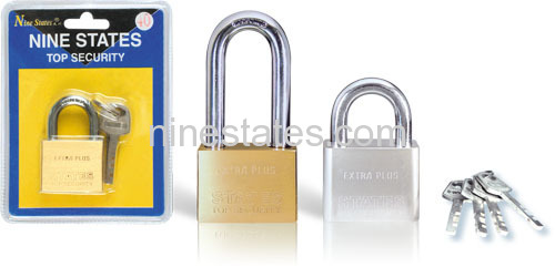 square brass padlock 70mm