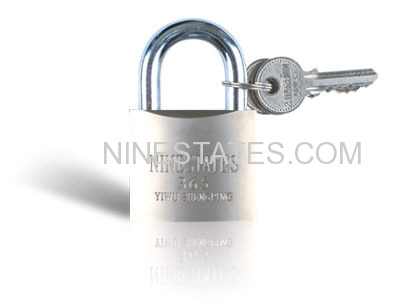 ISO9001 electroplating nickle locks