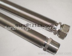 Flexible stainless steel corrugated metal hose