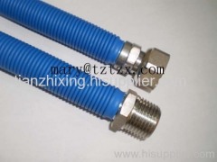 flexible metal gas hose for connector