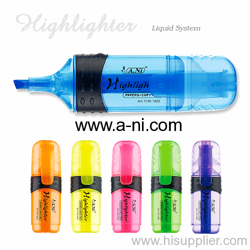 plastic mini highlighter marker pen