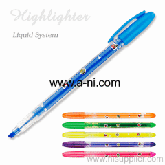 liquid plastic highlighter markers