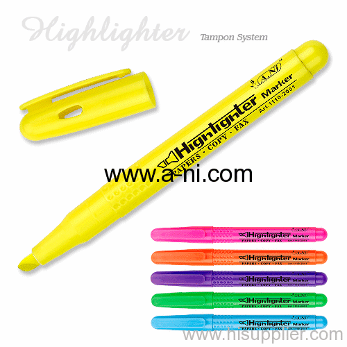 tampon system highlighter marker pen