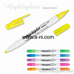 twin tips highlighter marker